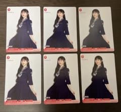 乃木坂46 川崎桜 ビルディバイドブライト トレカ 同柄 6枚セット