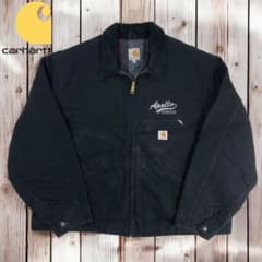 10M335◯Carhartt USA製 ブラック デトロイトジャケット 3XL - メルカリ