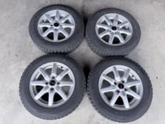 Sylla 14インチ アルミホイール DUNLOPスタッドレス - メルカリ