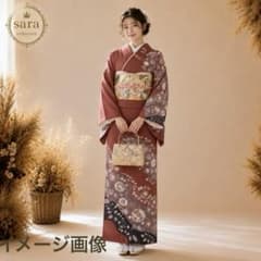 訪問着　辻が花　絞り　真赭色　鈴乃屋扱い　正絹　逸品 訪問着 辻が花 絞り 真赭色 鈴乃屋扱い 正絹 逸品 - メルカリ