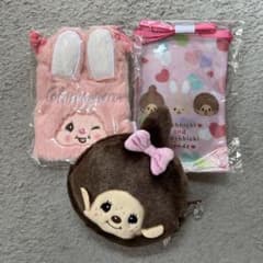 【monchhichi】　フェイスポーチ　スクエア型ポーチ　ショルダーバッグ　②