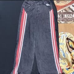 サイドライン デニムパンツ ブラックのサムネイル