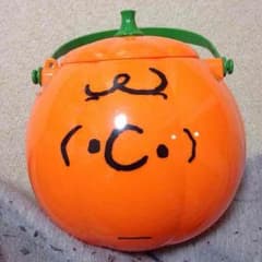 ハロウィン かぼちゃ風入れ物 多目的に使えます。のサムネイル