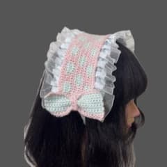 ●ドット柄●ヘッドドレスのサムネイル