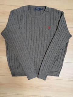 Polo Ralph Lauren ケーブルニット ダークブラウンのサムネイル