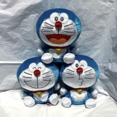 ドラえもん ベロア風　ぬいぐるみ　シャイニーベロア　ぽってりお手玉　希少