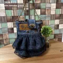 デニム リメイク フリルショルダー♡♡のサムネイル