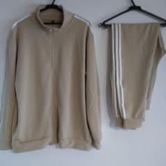 ベージュ ジャージ上下セット