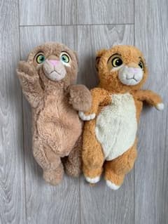 ライオンキング　幼少　シンバ&ナラ　ぬいぐるみのサムネイル