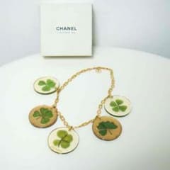 CHANEL シャネル 美品 ネックレス レア クローバー ch2のサムネイル