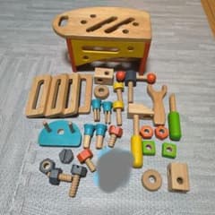 大工さんごっこ　木の玩具のサムネイル