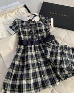 りんちゃん様専用(^^)ラルフローレン❤︎新品ベルト付きチェックワンピース❤︎18Mのサムネイル