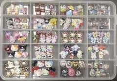 ネイルパーツ まとめ売り 大容量ケース付き - メルカリ
