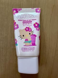 AMUSE Hello Kitty 자외선 차단제 베이지 톤업 선크림