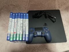 PlayStation 4 本体 コントローラー、カセット付きのサムネイル