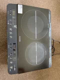 IH調理器 2口 IHK-W13-S-B 1400Wのサムネイル