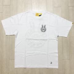 新品 FR2 エフアールツー ラビットハーツTシャツ ホワイト クロム