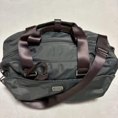 【agnès b VOYAGE】 ボストンバッグ 2WAY カーキグレー 南京錠 agnès b VOYAGE】 ボストンバッグ 2WAY カーキグレー 南京錠 - メルカリ