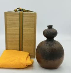 121】◉江戸時代末期 古備前瓢箪徳利 胡麻出来 希少作品 桐箱◉ - メルカリ