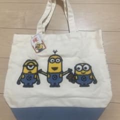 ミニオン刺繍トートバッグ　USJのサムネイル