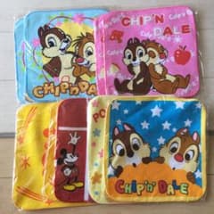 ディズニー ハンドタオル ミニタオル ９枚セットのサムネイル
