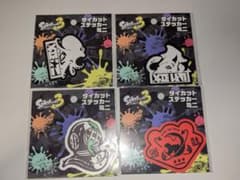 Splatoon3 ダイカットステッカーミニ　4種