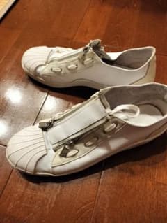 Y-3 スニーカー ホワイト ジップデザイン - メルカリ