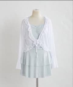水着 「2セット」サイズ展開シアーラメ羽織SET水着 レディースのサムネイル