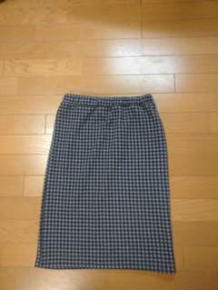 ★ストレートスカート 裏起毛黒色(毛布タイプ)のサムネイル