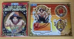 ONEPIECE ポートガス・D・エース バースデーアクリルスタンド＆缶バッジのサムネイル