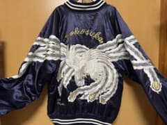 美品】プリンス商会 スカジャン 手刺繍 鳳凰 YOKOSUKA