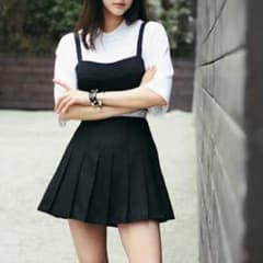 テニススカート 黒のサムネイル