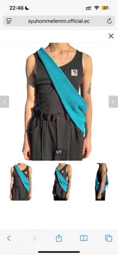 バッグ syuman Fisherman body bag Col:Blue m35205173661_1.jpg?1754747461