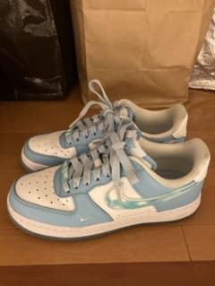 Nike Air Force 1 水色/ホワイト スニーカーのサムネイル