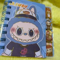 LABUBU ラブブ ミニノート 水色のサムネイル