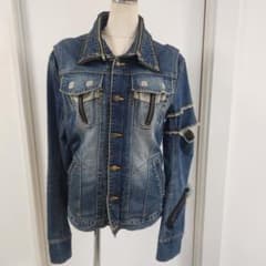 L.G.B. ルグランブルー ダメージ加工デニムジャケット LGB/ダメージデニムジャケット/ルグランブルー - メルカリ