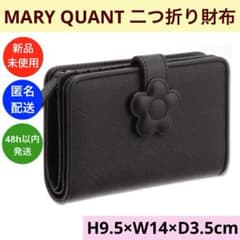 マリークワント 財布 【未使用品】 新品未使用】マリークワント マリークヮント MARY QUANT 財布 黒