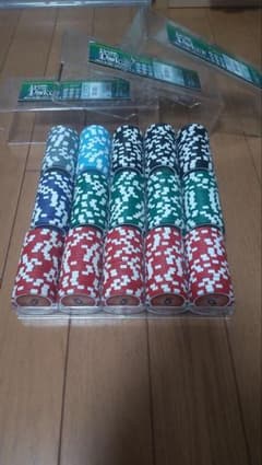 300枚 おまけ付き プライムポーカーチップのサムネイル