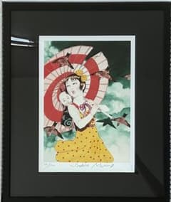 丸尾末広　複製原画　未使用品　みどりちゃん　少女椿　ガロ　アングラ　サブカル 丸尾末広 複製原画 未使用品 みどりちゃん 少女椿 ガロ アングラ