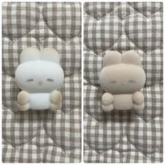 うさぎのねむちゃん フロッキーフィギュア ソフビ 2個セット - メルカリ