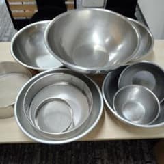 調理用ボウル・ふるいセットのサムネイル