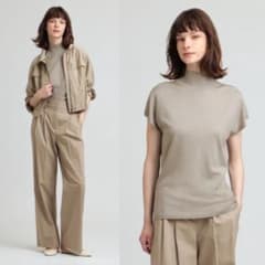 theory luxe 23AW 完売 ウォッシャブル モックネックプルオーバー