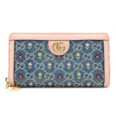 Gucci デニム マーモント 長財布 フローラ 限定品 Gucci デニム マーモント 長財布 フローラ 限定品 - メルカリ