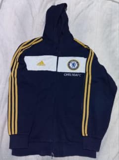 Chelsea FC Adidas フルジップフーディ - メルカリ