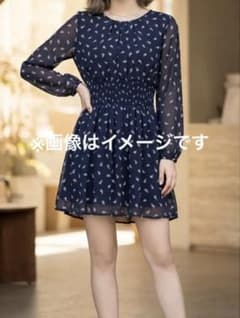 N. Natural Beauty Basic ネイビー シースルーワンピースのサムネイル