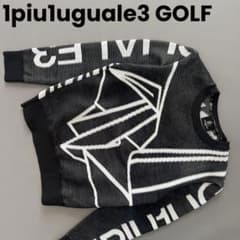 1piu1uguale3 GOLF ニット　レディース　ゴルフ　ブラック 3 黒 1piu1uguale3 GOLF ニット レディース ゴルフ ブラック 3 黒 - メルカリ