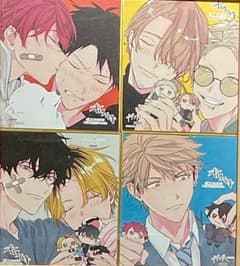 ギヴン展 ENCORE 東京凱旋 新規描き下ろしミニ色紙 立夏 真冬 全