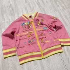 激レア✨️メゾピアノ 平成女児 レトロ ナイロンジャンパー ミミポポちゃん ピンク 激レア✨️メゾピアノ 平成女児 レトロ ナイロンジャンパー