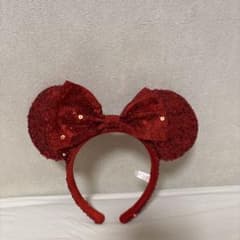 赤いミッキー耳カチューシャのサムネイル