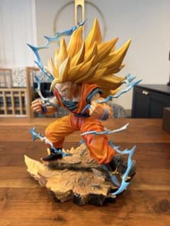 ドラゴンボール 孫悟空 超サイヤ人3 塗装済完成品 ガレージキット